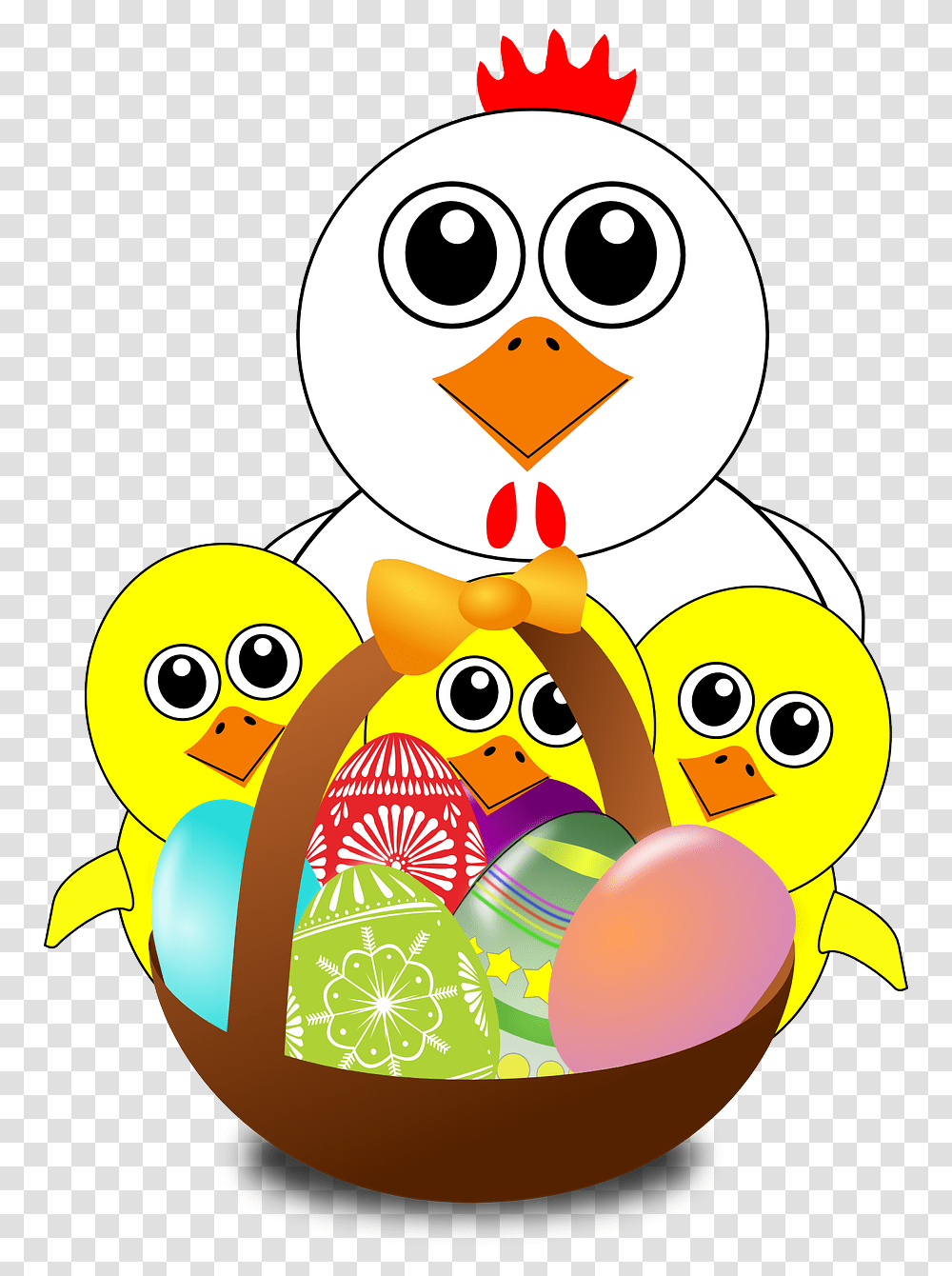 Easter Egg Decorations Cartoon, Food, Bird, Animal Transparent Png