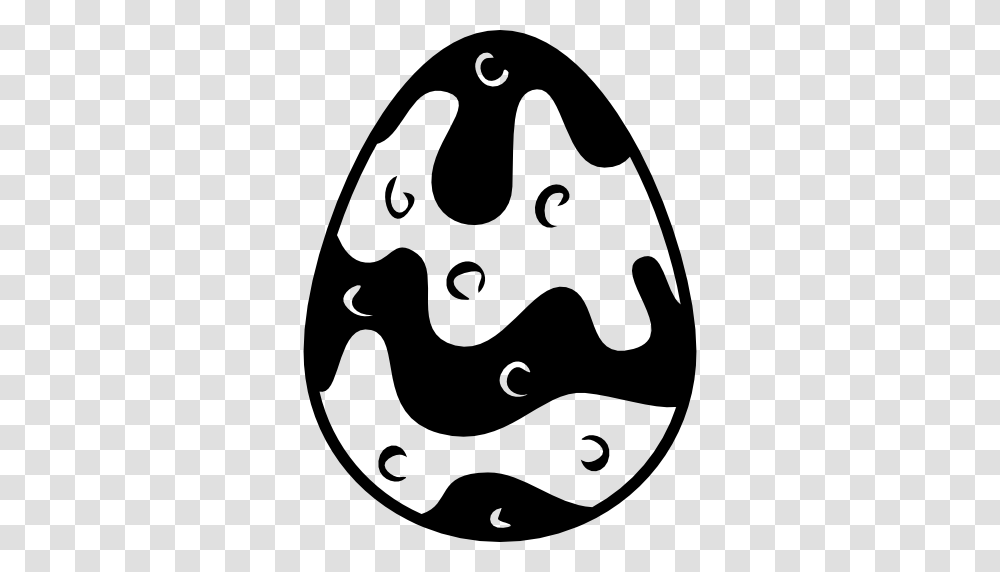 Easter Egg Food Concentric Egg Shapes Easter Spirals, Stencil, Label, Sticker Transparent Png