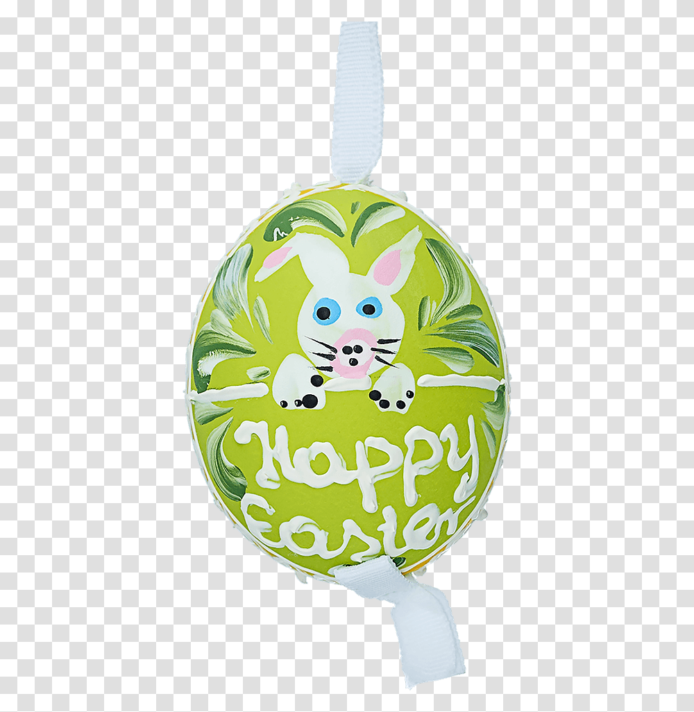 Easter Egg Green Happy Easter, Food, Label Transparent Png