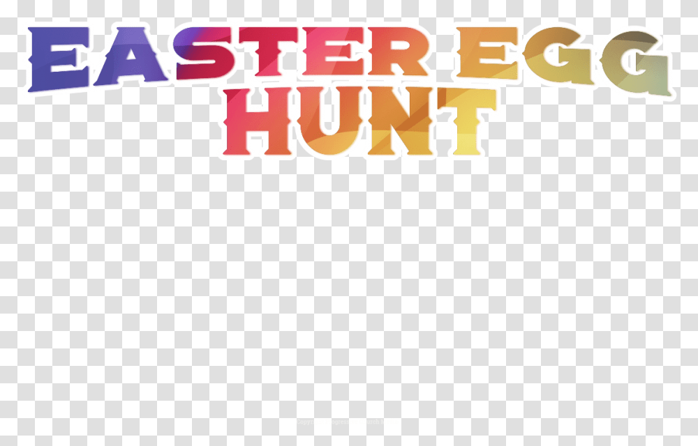 Easter Egg Hunt Graphics Poster, Alphabet, Urban, Housing Transparent Png