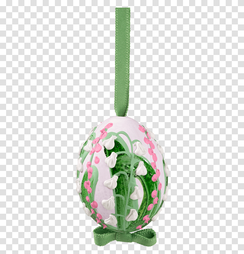 Easter Egg Lily Of The Valley Christmas Ornament, Sweets, Food, Cream, Dessert Transparent Png