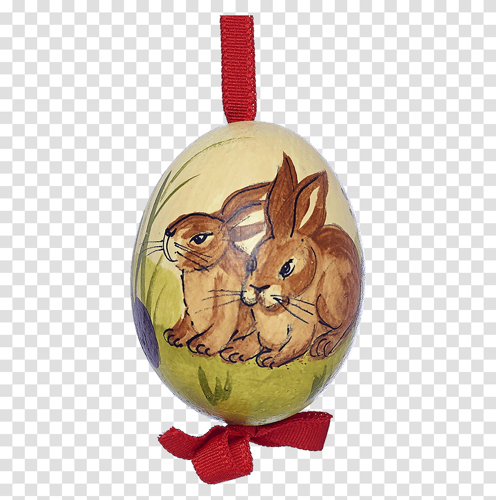 Easter Egg Two Sitting Rabbits In The Grass Cartoon, Food, Plant, Wood, Animal Transparent Png