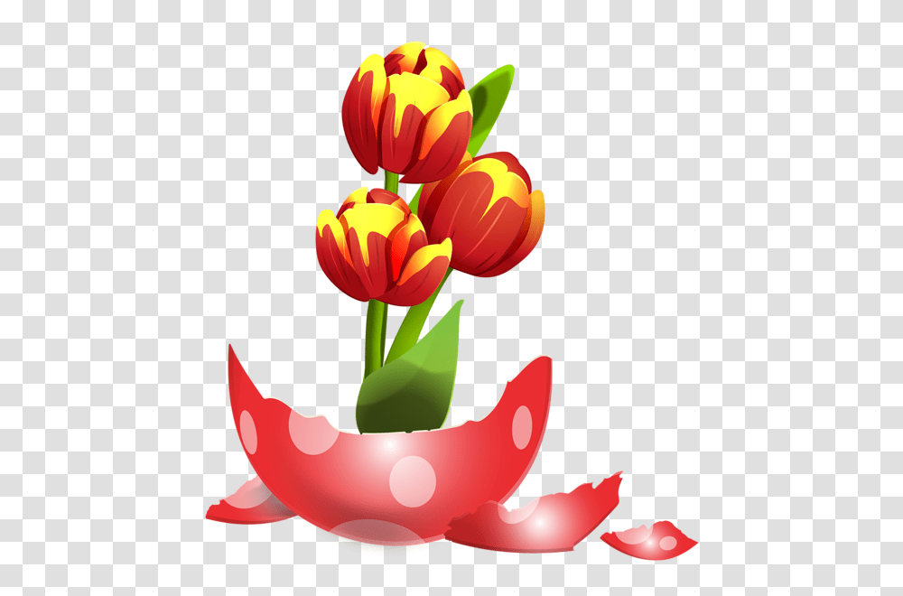 Easter Egg Vase Clip Art Image Easter Art, Plant, Flower, Blossom, Tulip Transparent Png