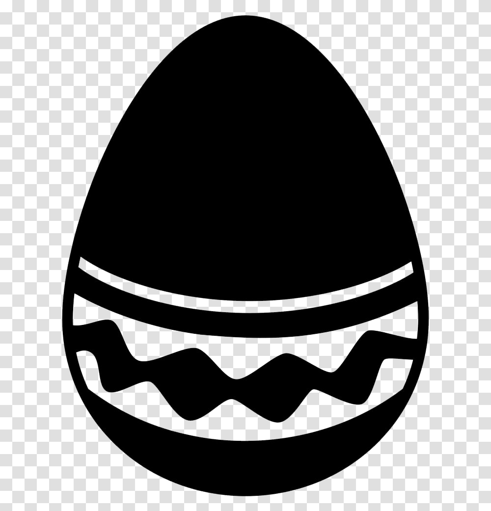 Easter Egg With A Simple But Elegant Design Easter Egg Icon, Food, Apparel, Hat Transparent Png