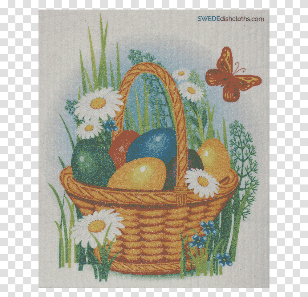 Easter Eggs Basket Vector, Food, Painting, Rug Transparent Png