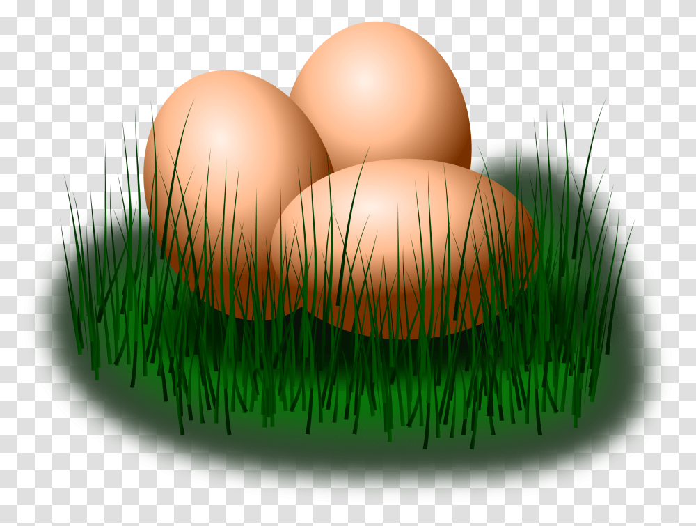 Easter Eggs Grass Free Picture, Plant, Produce, Food Transparent Png