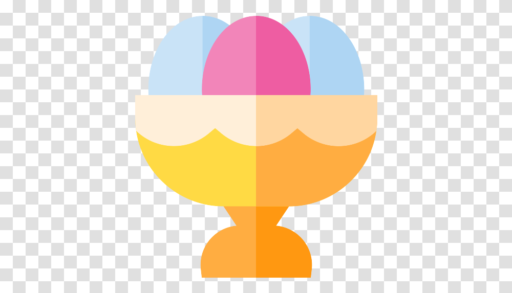 Easter Eggs Icon Circle, Glass, Balloon, Goblet Transparent Png