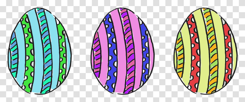Easter Eggs Icon Clipart Full Size Clipart 1950187 Line Of Easter Eggs Clipart, Food, Ball Transparent Png