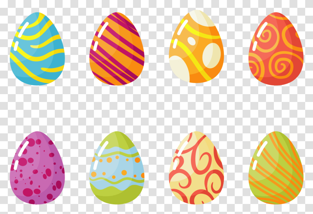 Easter Eggs Icons Vector Oeuf De Paques Vectoriel, Food, Balloon Transparent Png
