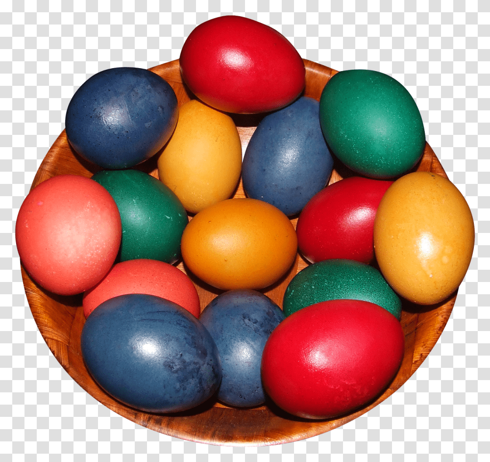 Цветные яйца на Пасху