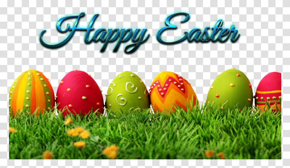Easter Eggs In Grass Background Happy Easter Eggs, Food Transparent Png