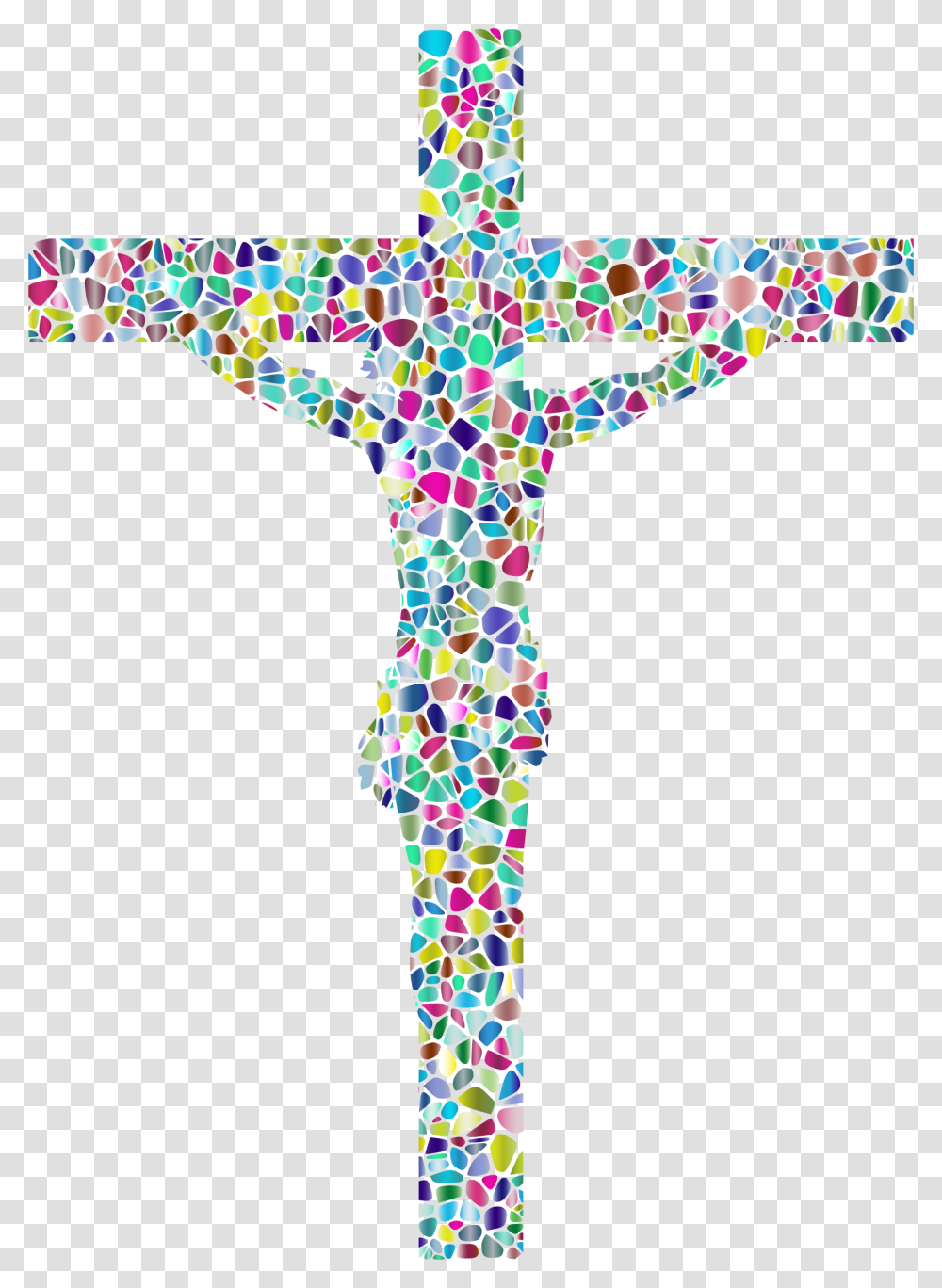 Easter Eggs With Cross, Crucifix Transparent Png