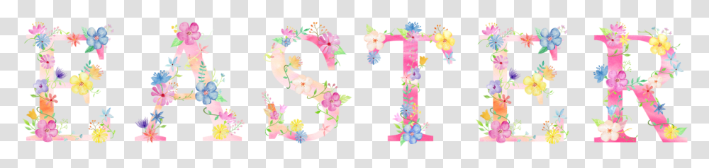 Easter, Floral Design, Pattern Transparent Png