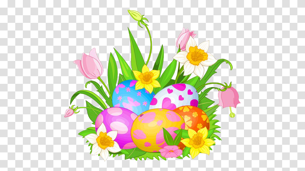 Easter Flower Picture Hq Image Free Easter Clip Art, Egg, Food, Easter Egg, Graphics Transparent Png