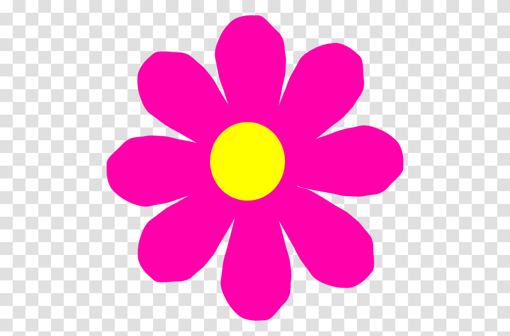 Easter Flowers Border Pink Flower Clipart, Petal, Plant, Daisy, Pattern Transparent Png