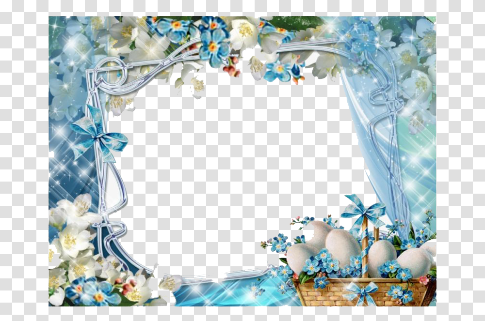 Easter Frame Pic Have A Blessed Easter, Wreath, Bazaar Transparent Png