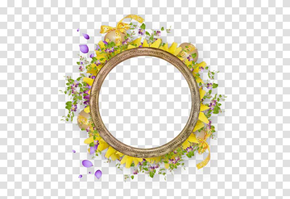 Easter Frame Picture Frame, Floral Design, Pattern Transparent Png