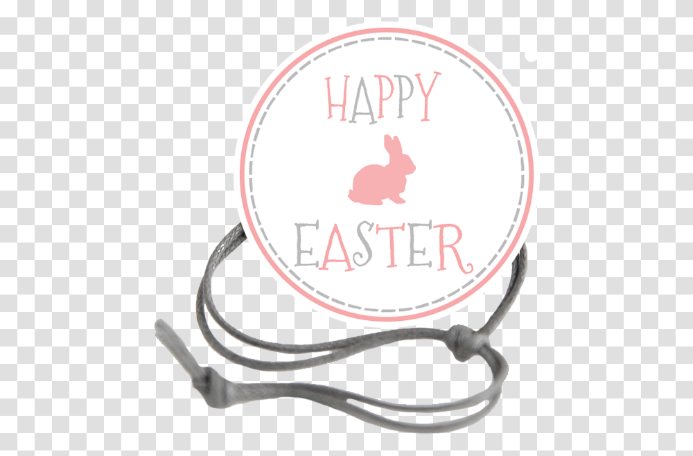 Easter Gray Dashed Border Napkin Knot Product Image Reindeer, Label, Magnifying, Glasses Transparent Png