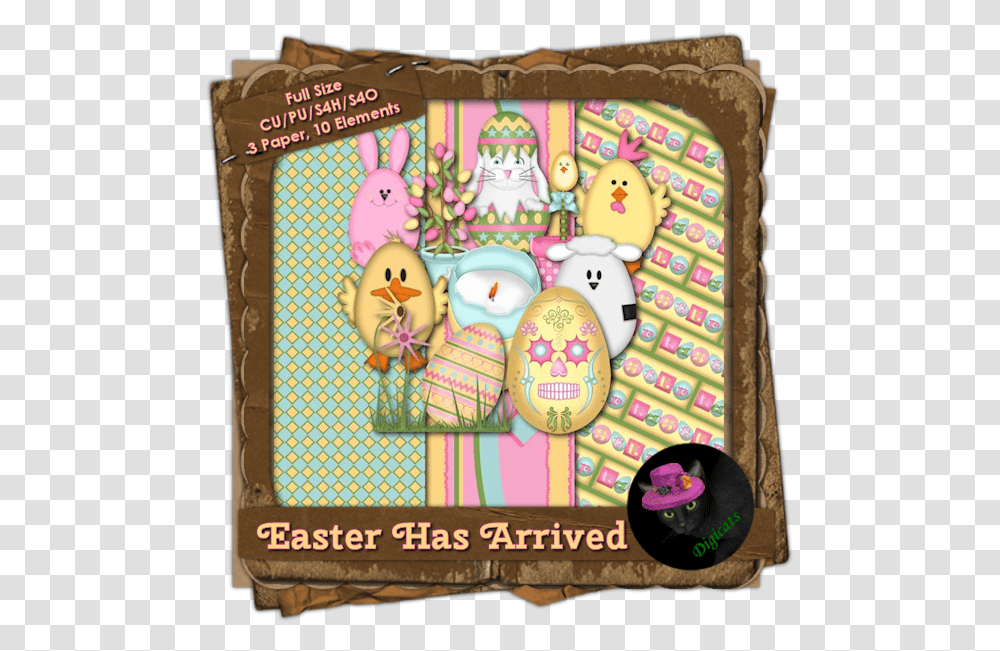Easter Has Arrived Bak Pack Cuca Rio Grande Do Sul, Food, Sweets, Applique, Greeting Card Transparent Png