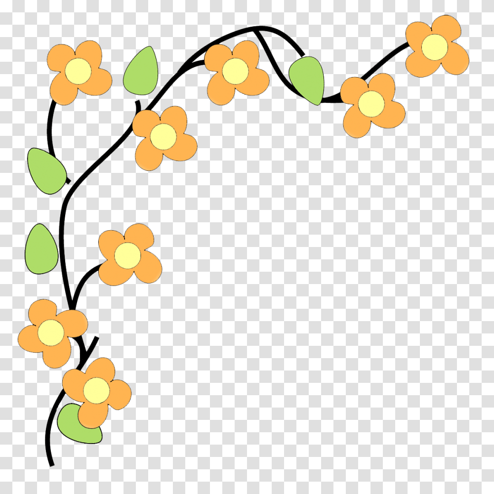 Easter Lily Border Clip Art, Floral Design, Pattern, Green Transparent Png