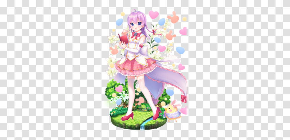 Easter Lily Flower Knight Girl Wikia Fandom Doll, Toy, Figurine, Manga, Comics Transparent Png