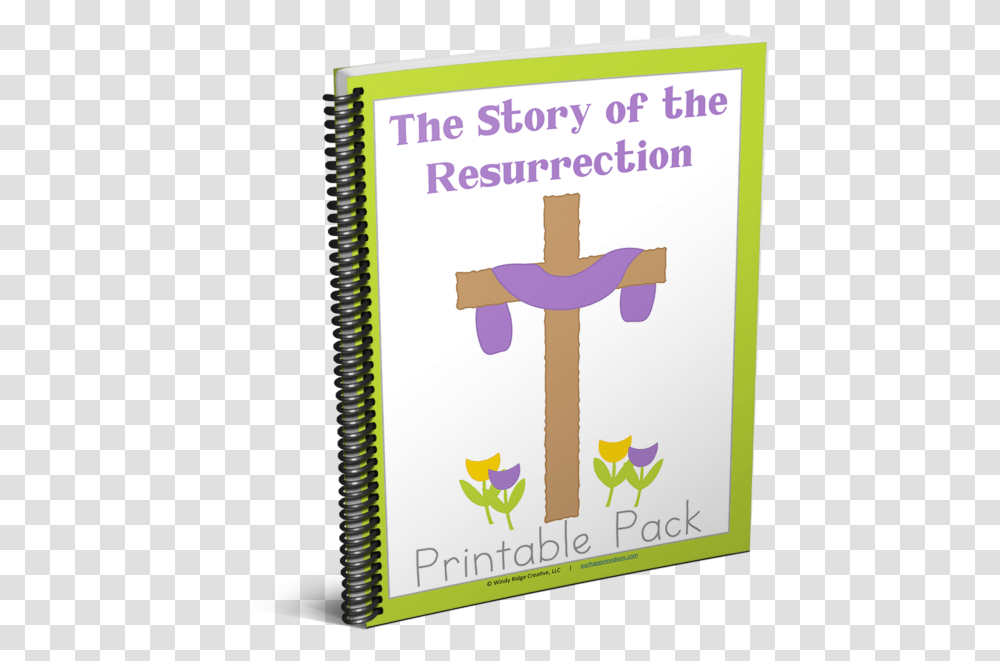 Easter Printables For Kids The Story Of The Resurrection Cross, Diary, Page Transparent Png