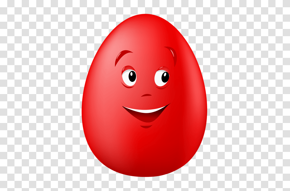 Easter Red Smiling Egg Clipart Picture Ostereier, Plant, Food, Balloon, Vegetable Transparent Png