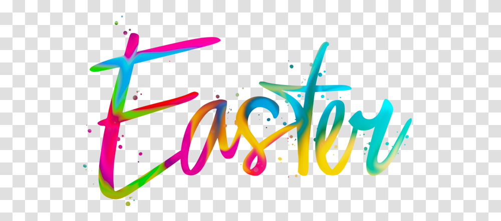 Easter, Handwriting, Light, Calligraphy Transparent Png