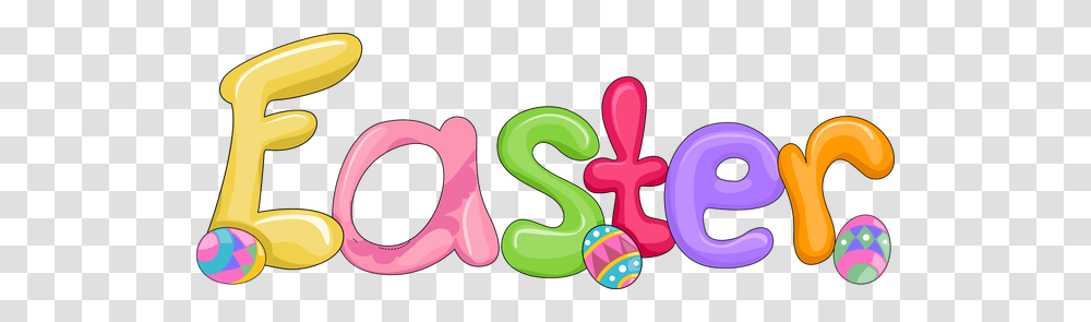 Easter Word Art, Number, Scissors Transparent Png