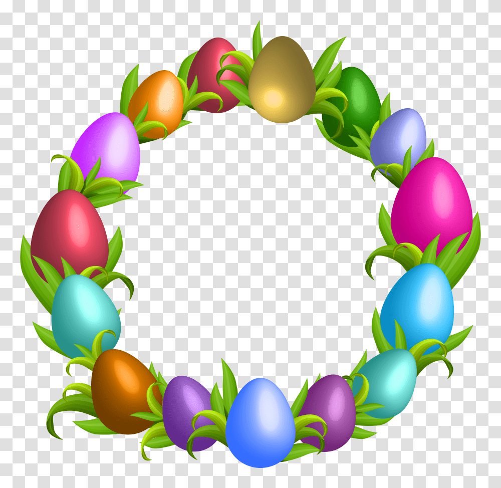 Easter Wreath Clip Transparent Png