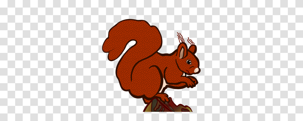 Eastern Gray Squirrel Drawing Tree Squirrel Red Squirrel Line Art, Dragon, Animal, Mammal, Wildlife Transparent Png