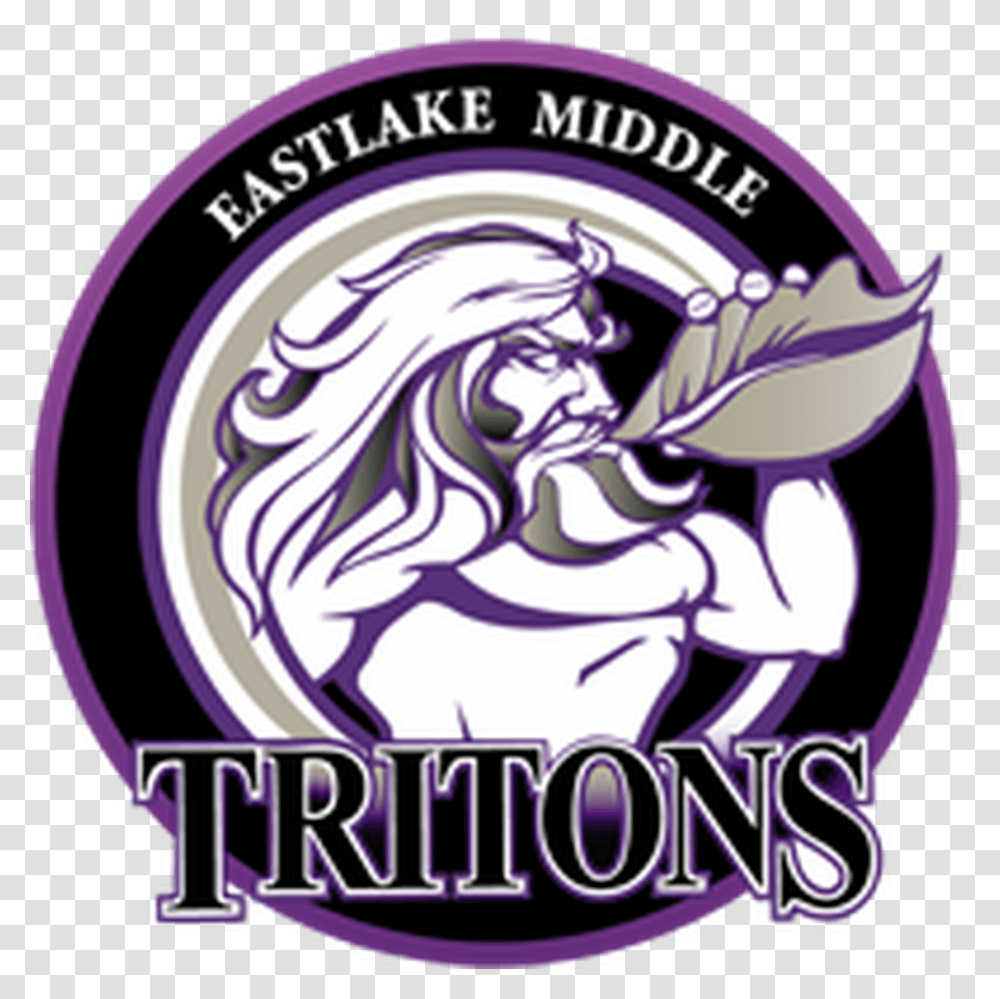 Eastlake Middle School Tritons, Dragon, Logo Transparent Png