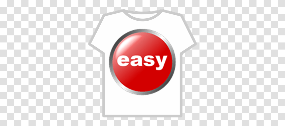 Easy Button Background Roblox Circle, Symbol, Text, Logo, Trademark Transparent Png