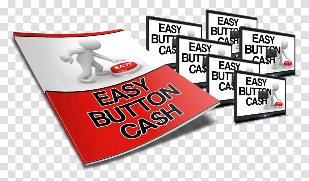 Easy Button Graphic Design, Advertisement, Poster, Flyer, Paper Transparent Png