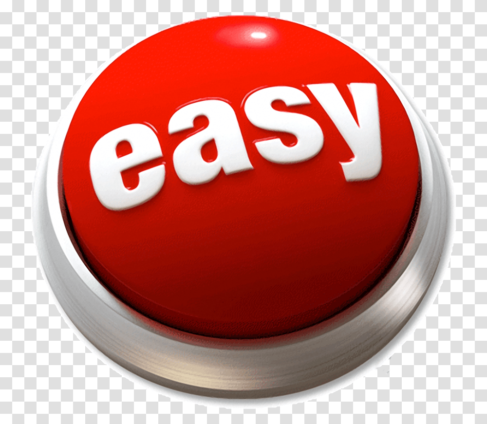 Easy Button, Meal, Food, Dish, Logo Transparent Png