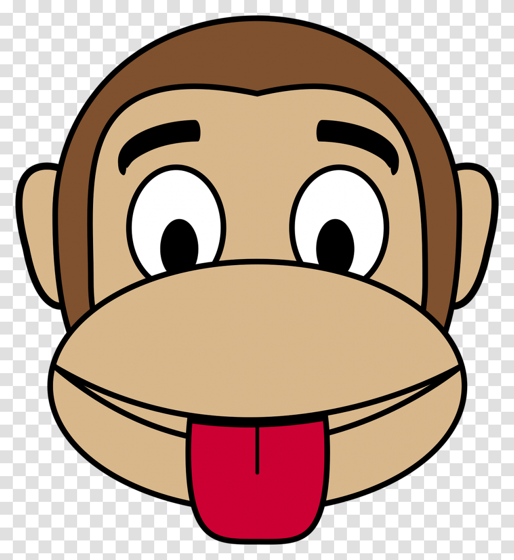 Easy Cartoon Monkey Face, Toy, Plush Transparent Png