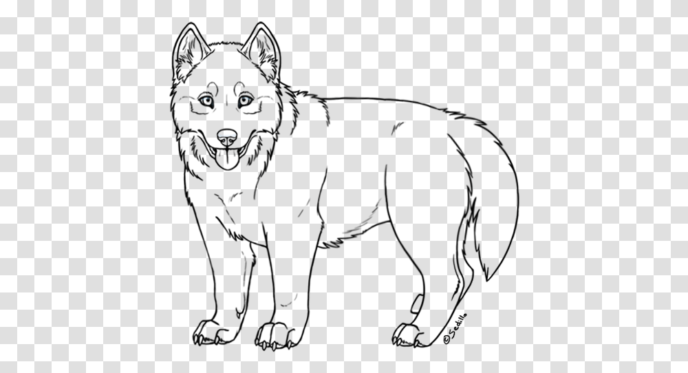 Easy Drawing At Getdrawings Easy Husky Puppy Drawing, Nature, Outdoors, Astronomy, Outer Space Transparent Png
