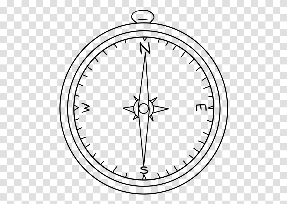 Easy Drawing Guides Easy Drawing Of A Compass, Gray, World Of Warcraft, Halo Transparent Png