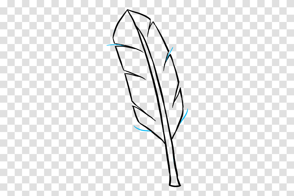 Easy Feather Drawing, Outdoors, Moon, Outer Space, Night Transparent Png