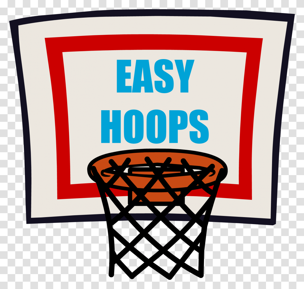 Easy Hoops Basketball Rim Clip Art, Label, Advertisement Transparent Png