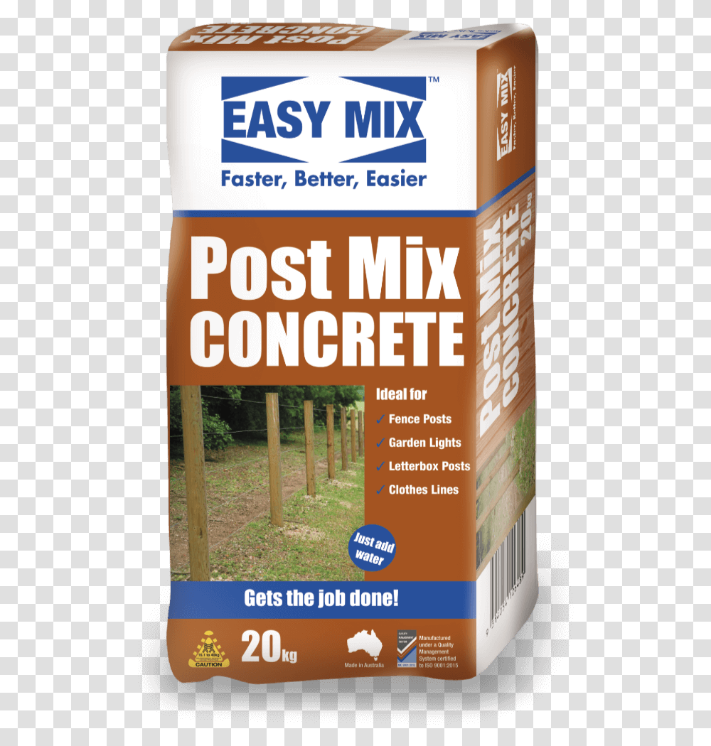 Easy Mix Post Mix Concrete, Poster, Advertisement, Plant, Flyer Transparent Png