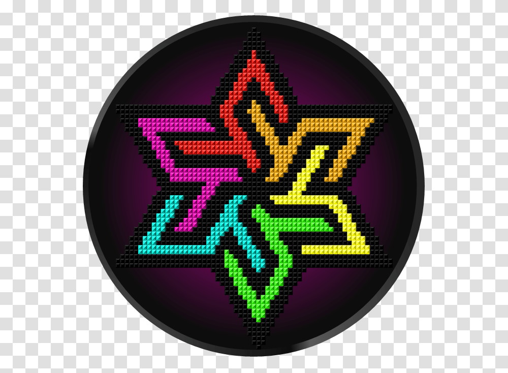 Easy Pixel Art Rainbow, Rug, Number Transparent Png