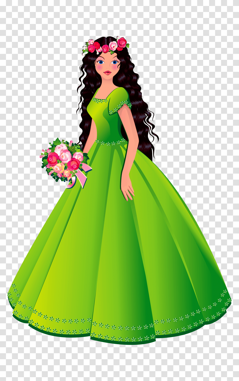 Easy Princess Dress Clip Art, Female, Woman, Fashion Transparent Png