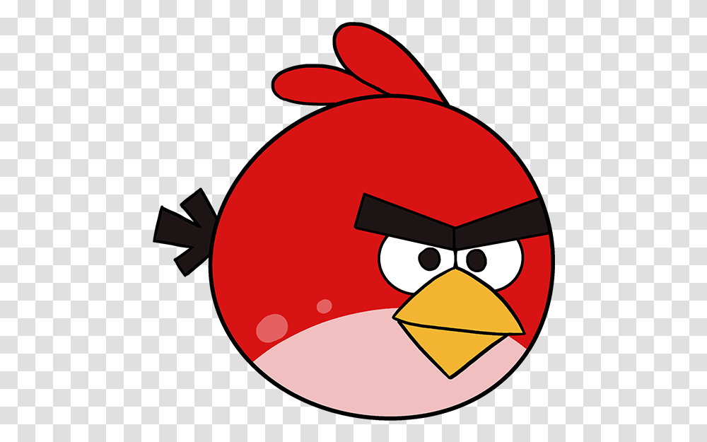 Easy Simple Drawings Of Angry Birds Angry Birds Red Transparent Png