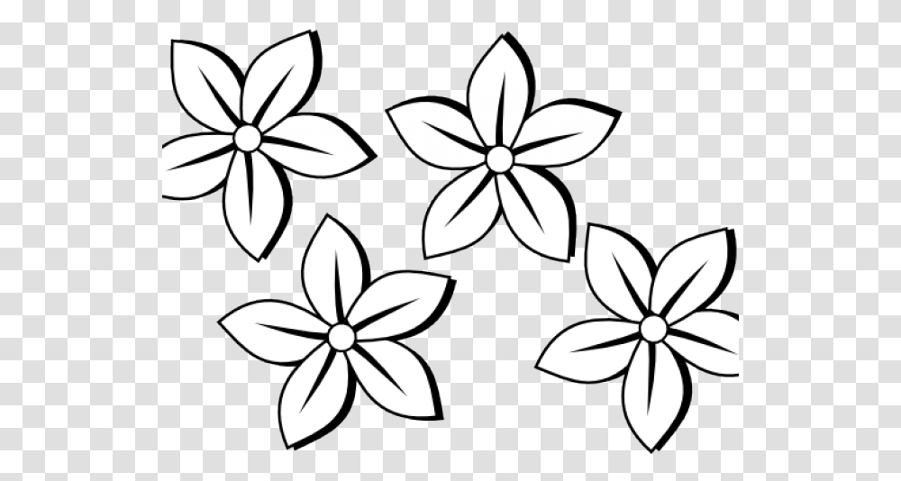 Easy Small Flower Drawing, Floral Design, Pattern Transparent Png