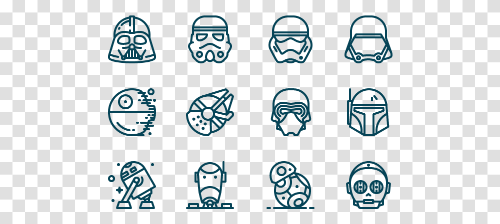 Easy Star Wars Tattoos, Doodle, Drawing Transparent Png