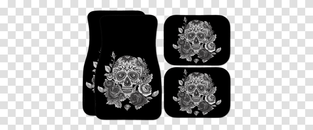 Easy Sugar Skull Home Decor 36 With Addi 1091417 Sugar Skull Car Accessories, Pattern, Floral Design, Graphics, Art Transparent Png