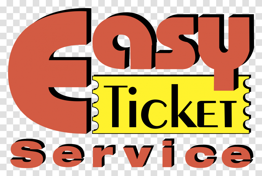 Easy Ticket Service Logo Vertical, Text, Number, Symbol, Alphabet Transparent Png