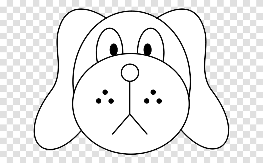 Easy To Draw Dog How Face Clipart Best Draw Simple Puppy Face, Alarm Clock, Snowman, Winter, Outdoors Transparent Png