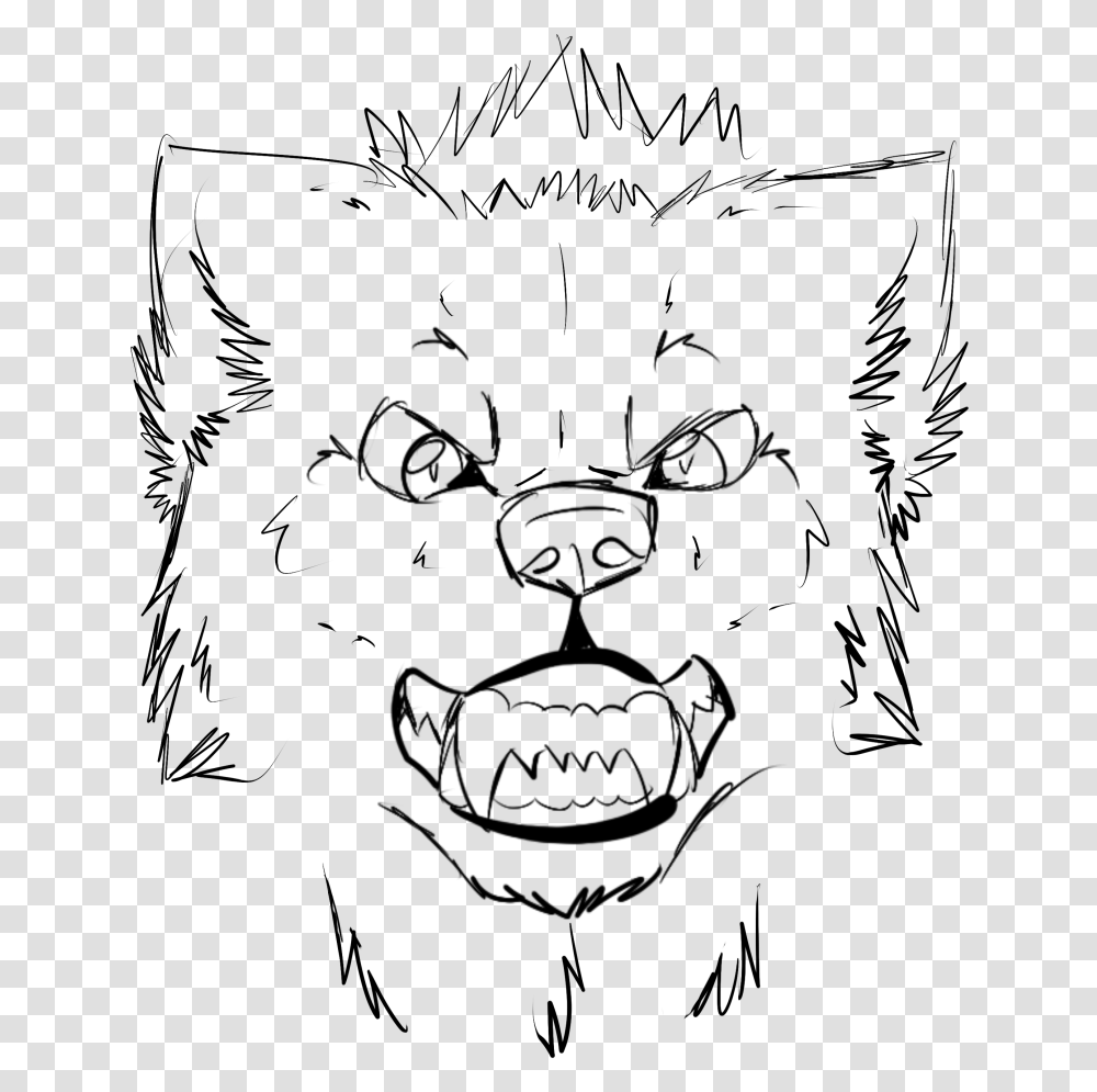 Easy To Draw Wolf Howling At The Moon Cool Grey Cool Easy Wolf Drawings, Gray, World Of Warcraft Transparent Png